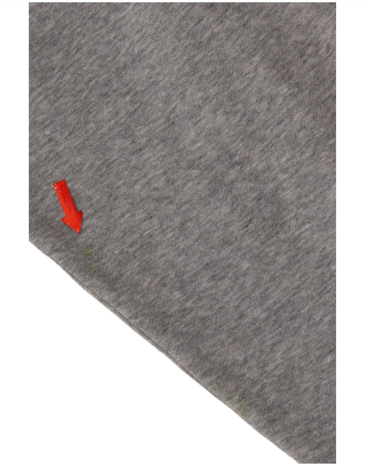 Suéter Nike masculino com capuz e zíper 2XL algodão cinza