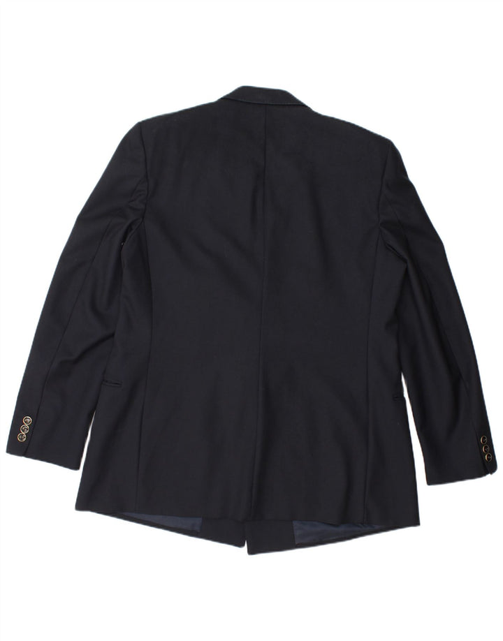 Jaqueta blazer masculina Redaelli com peito duplo IT 50 grande azul marinho