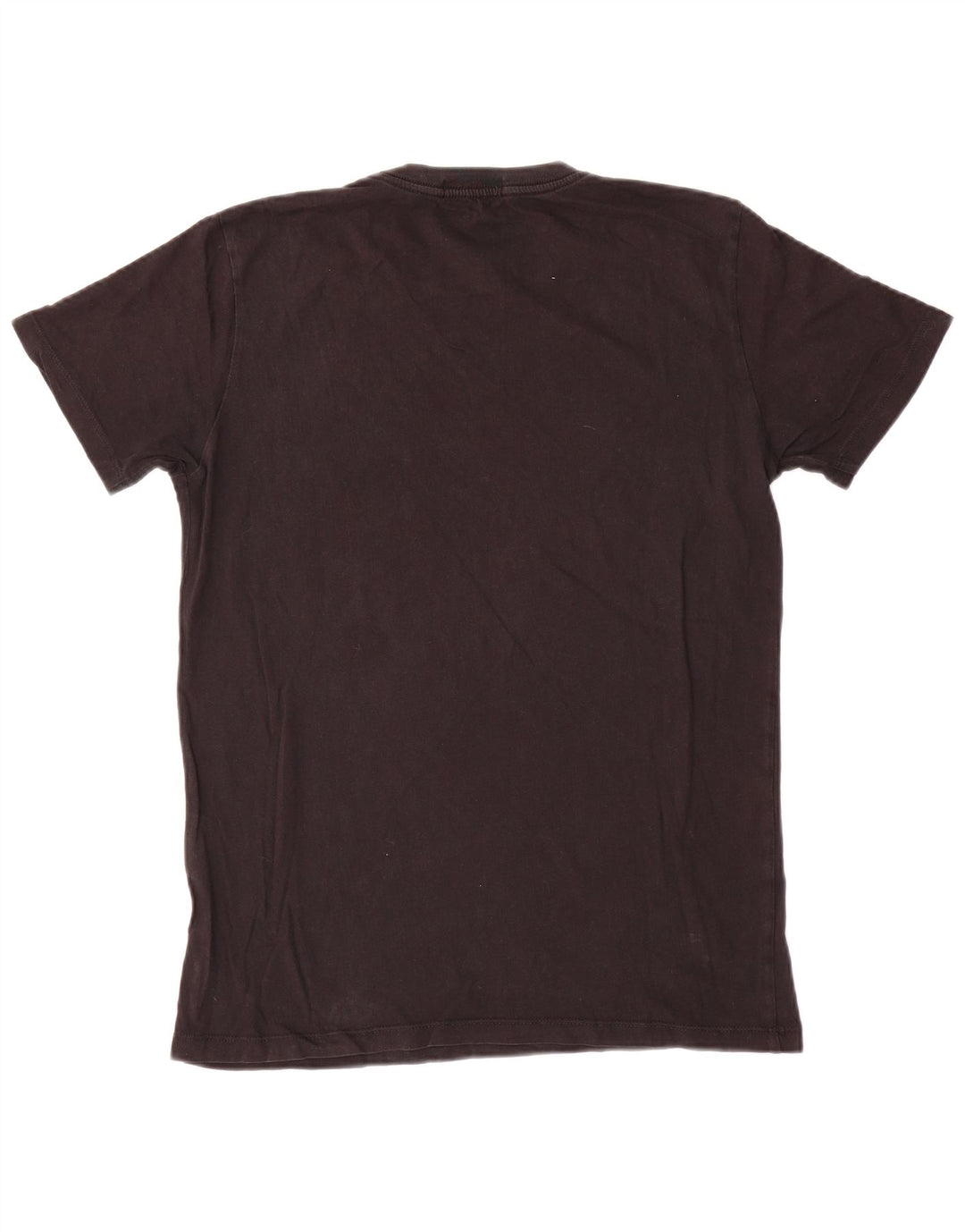 Replay Camiseta masculina gráfica Top médio algodão preto