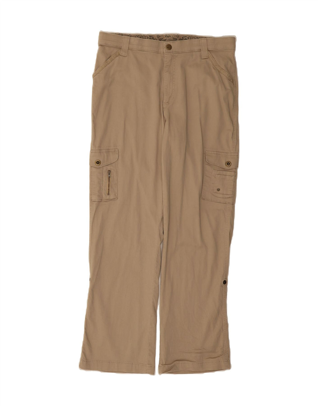 LEE Womens Straight Cargo Trousers US 14 XL W34 L32 Beige Cotton Vintage Lee and Second-Hand Lee from Messina Hembry 
