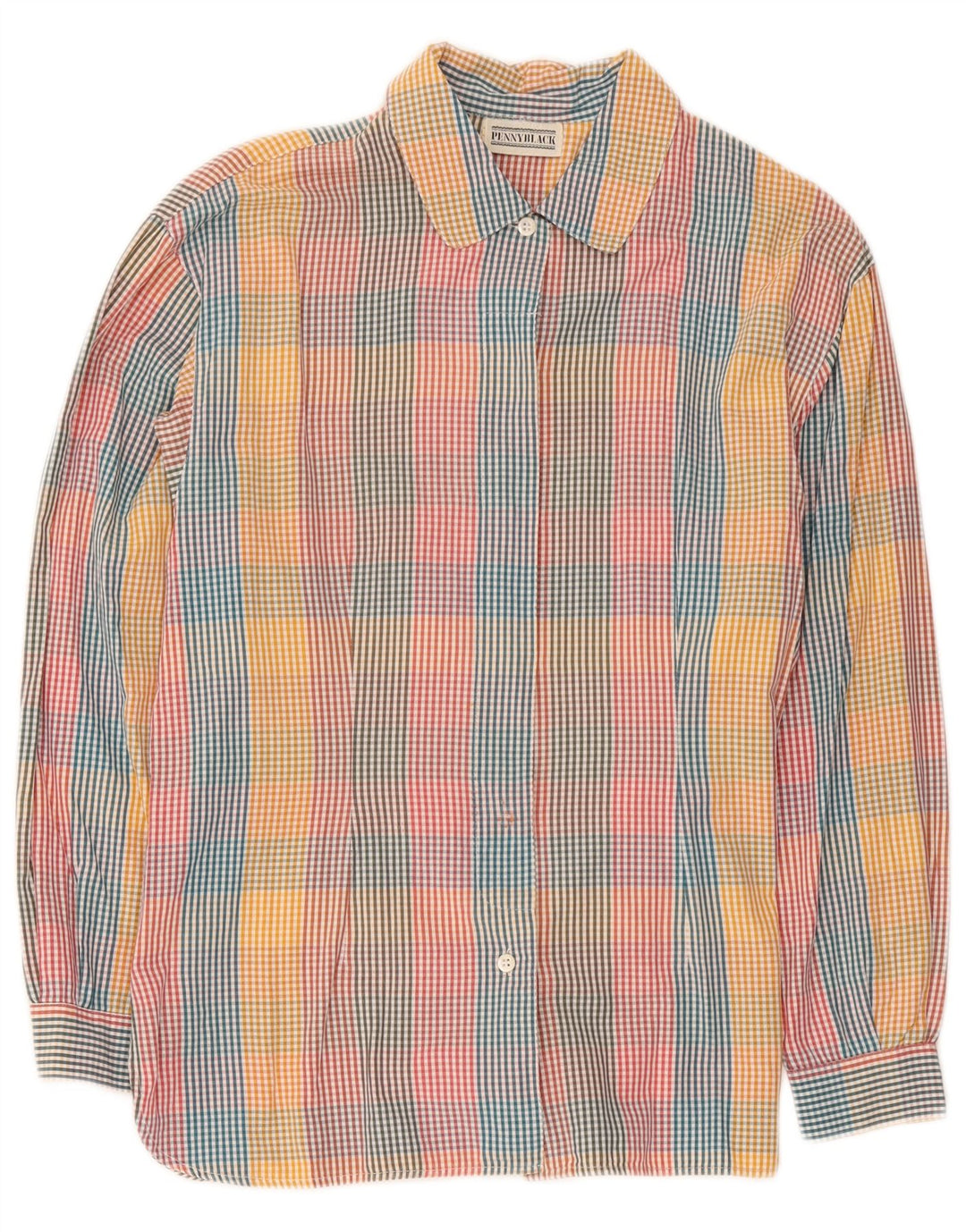 Camisa feminina Penny Black Longline IT 42 média multicolorida guingão