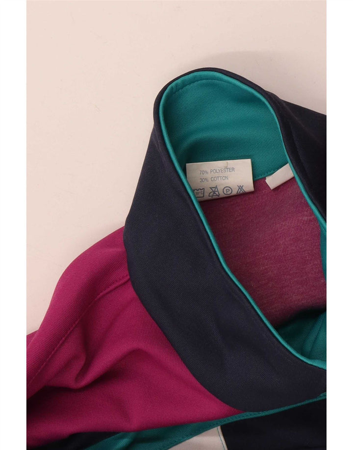 Jaqueta masculina de agasalho Jako, poliéster colorblock médio multicolorido