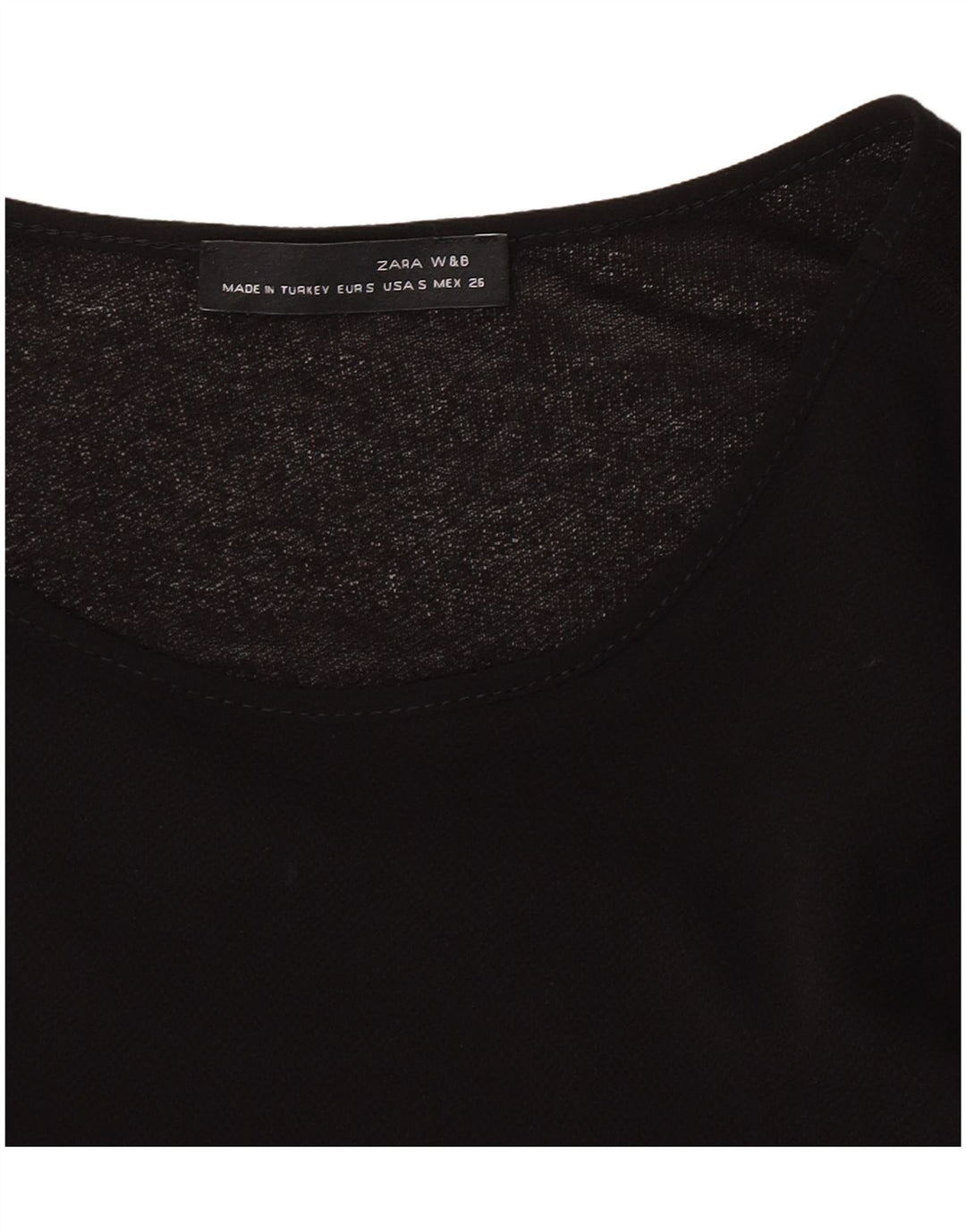 Vestido Jumper Feminino Zara Reino Unido 8 Pequeno Preto