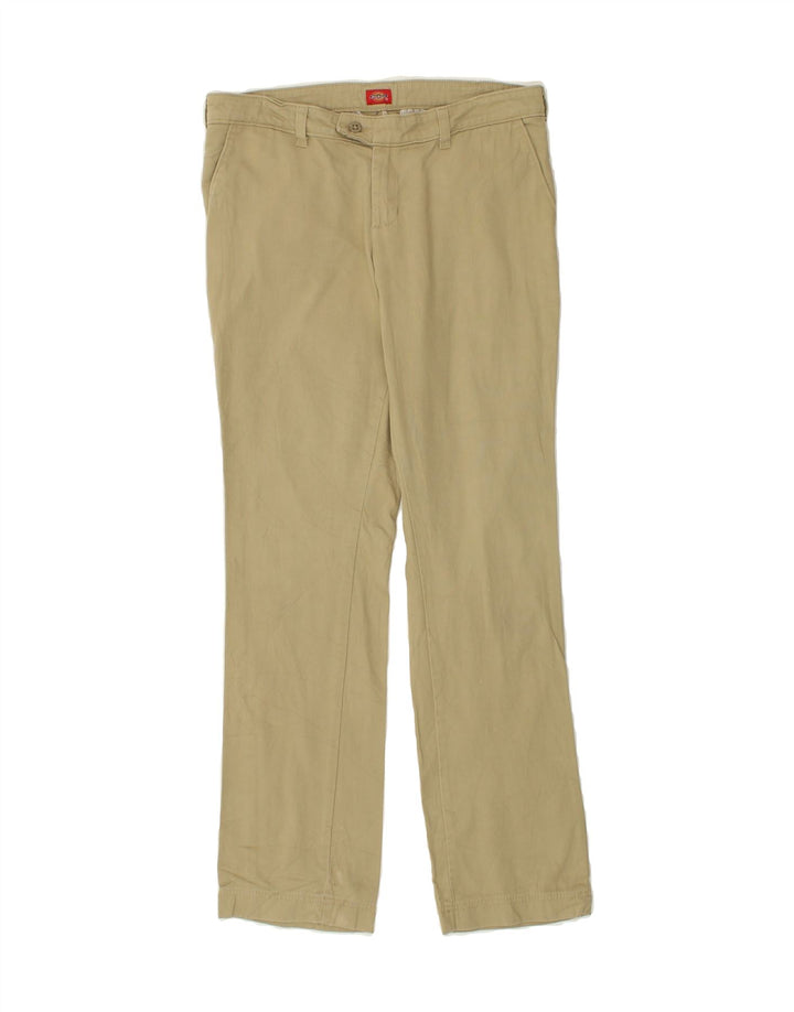 DICKIES Womens Straight Chino Trousers US 9 Medium W30 L30  Khaki Cotton Vintage Dickies and Second-Hand Dickies from Messina Hembry 