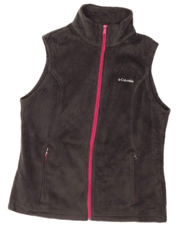 Columbia Womens Fleece Gilet UK 16 Grande Poliéster Cinza