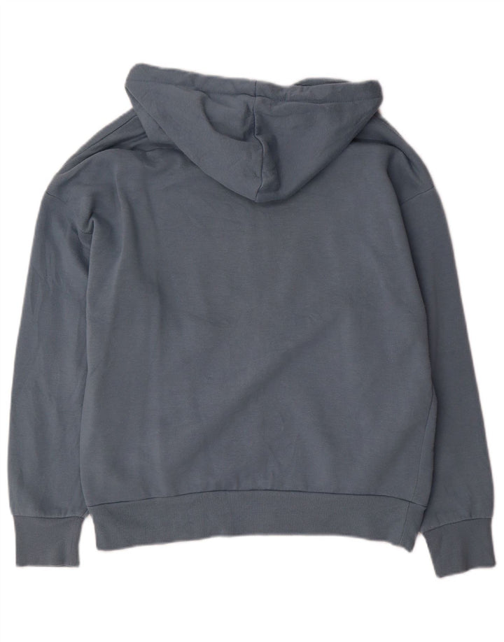 Suéter masculino com capuz e zíper AMERICAN EAGLE de algodão azul pequeno