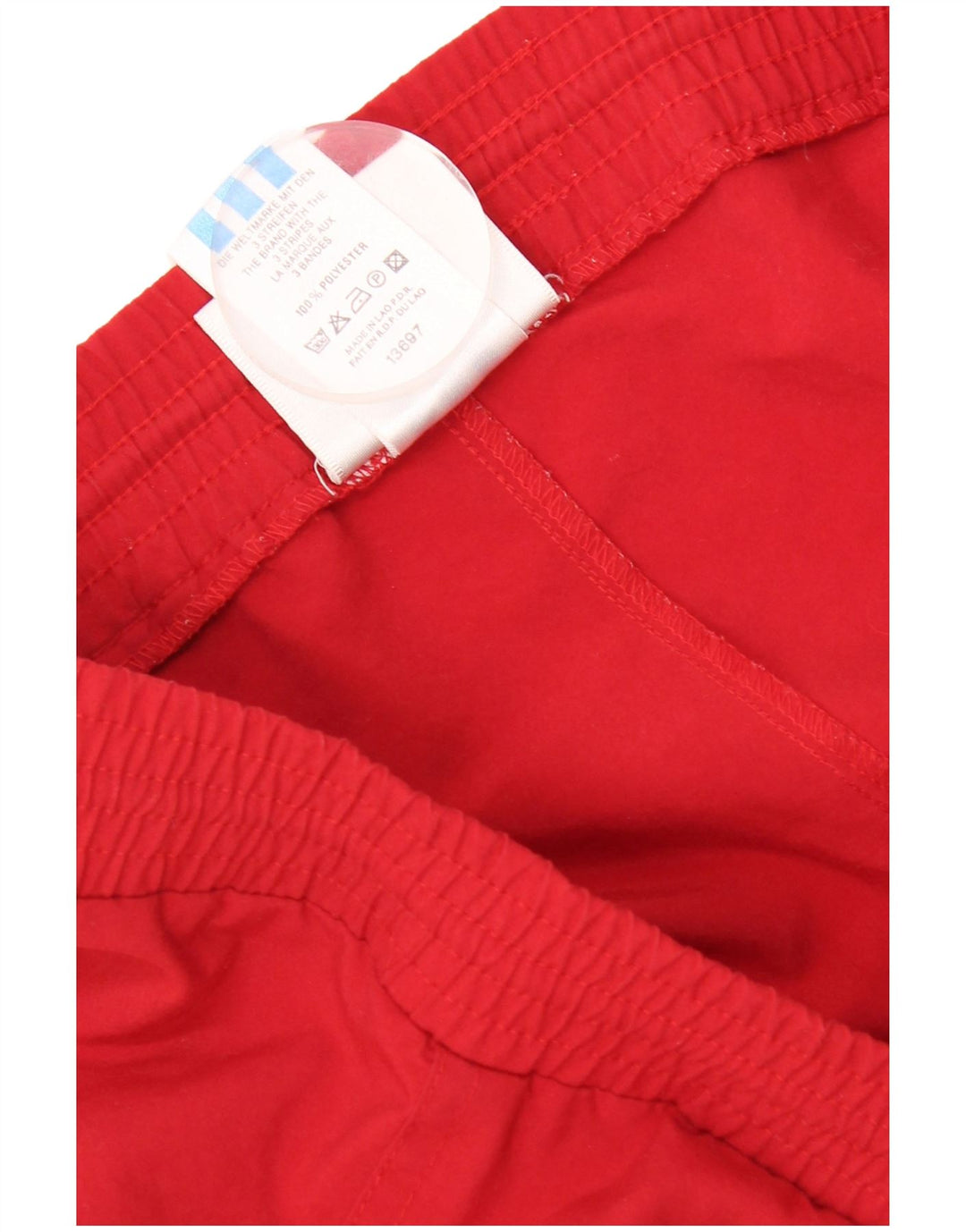 Adidas Mens Treino Calças Joggers Grande Poliéster Vermelho