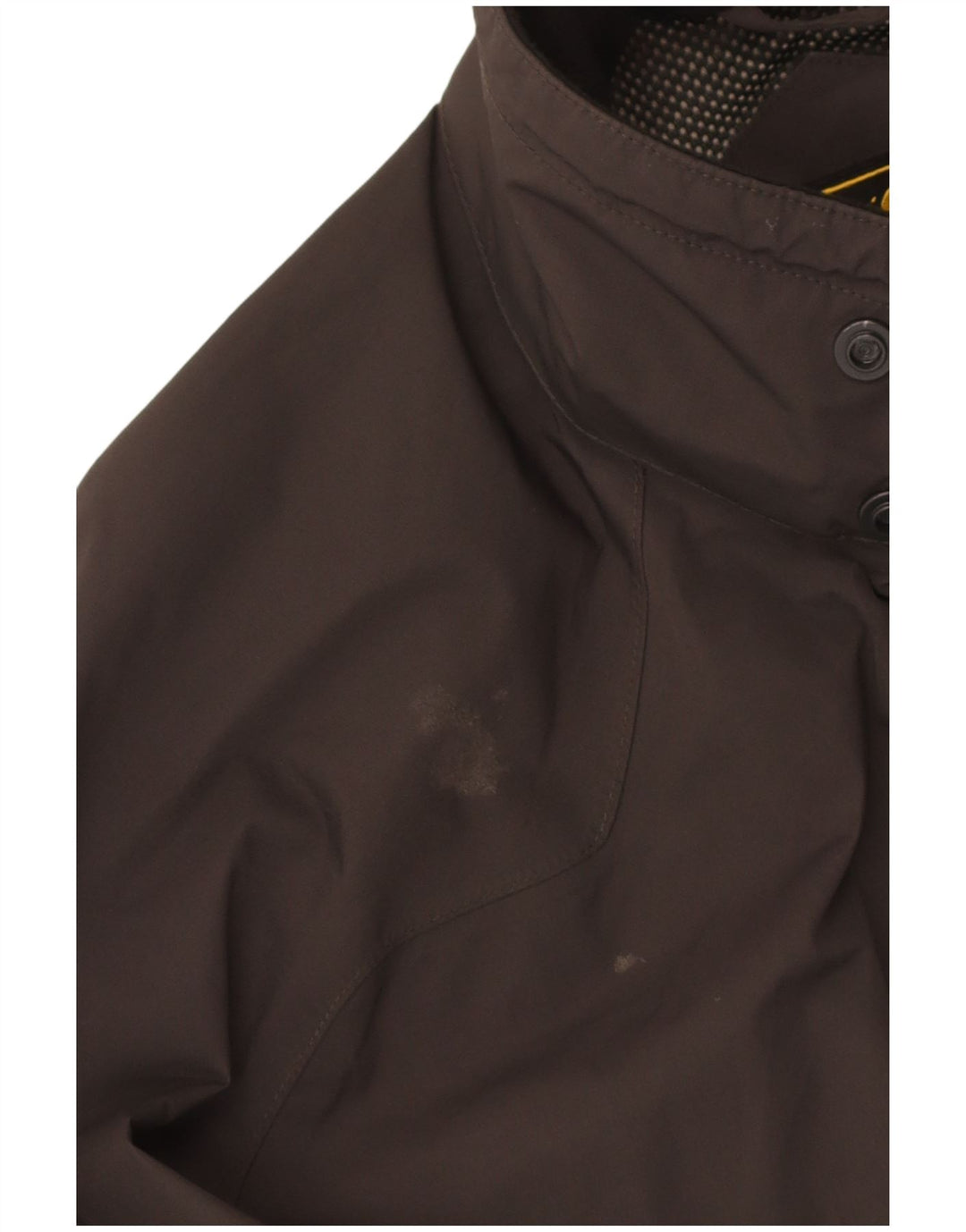 Jaqueta de chuva masculina Jack Wolfskin UK 40/42 grande cinza poliamida