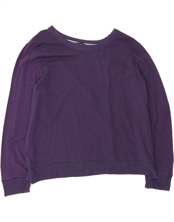 NAUTICA Womens Sweatshirt Jumper UK 18 XL Navy Blue Cotton Vintage Nautica and Second-Hand Nautica from Messina Hembry 
