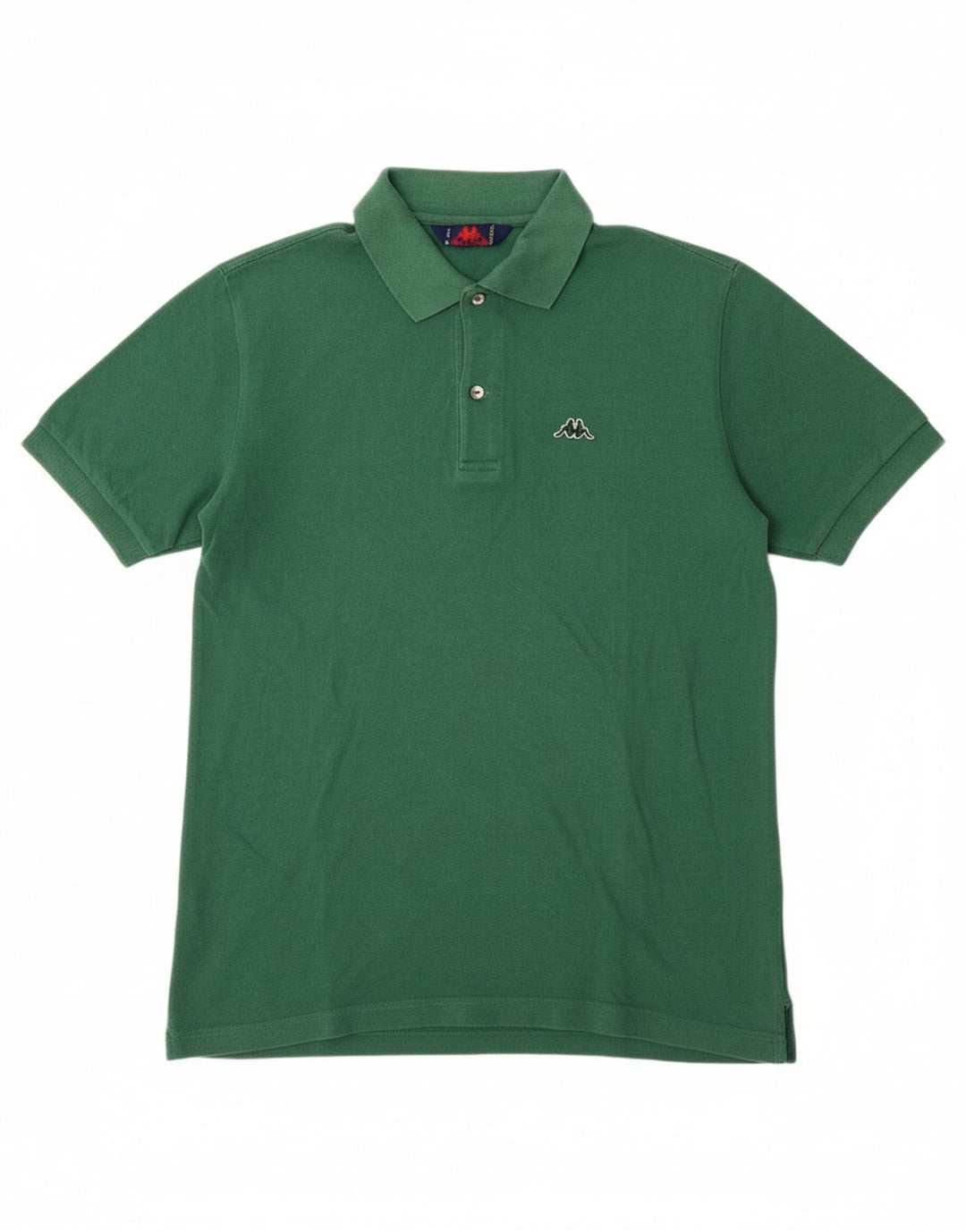Camisa polo masculina KAPPA pequena algodão verde