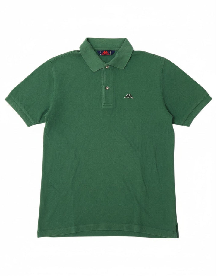 Camisa polo masculina KAPPA pequena algodão verde