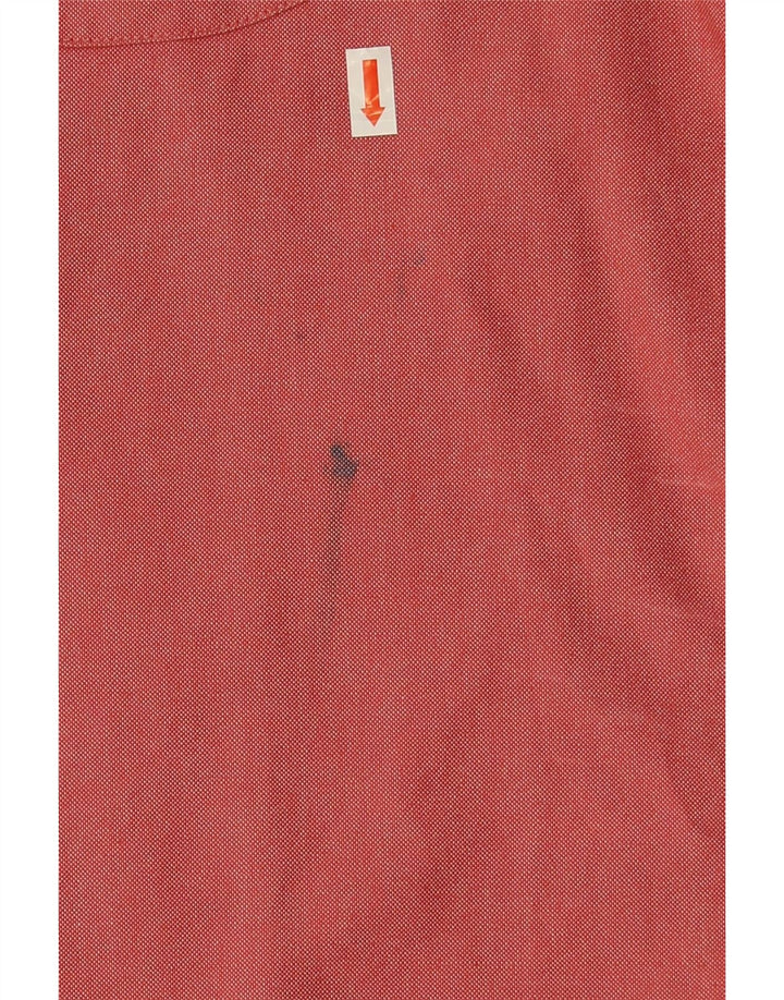 Camisa masculina de manga curta Quiksilver grande algodão vermelho