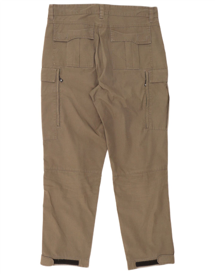 Calça cargo feminina reta Jack Wolfskin, médio W30 L30 cáqui poliéster