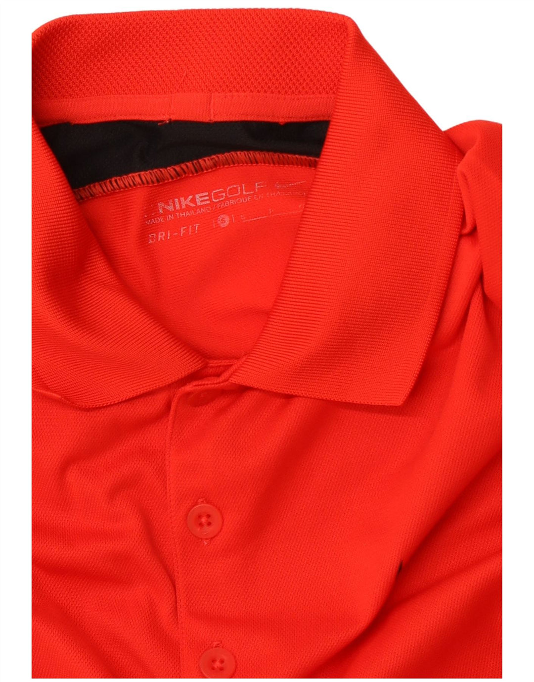 Camisa polo feminina NIKE Dri Fit UK 10 pequena vermelha colorblock