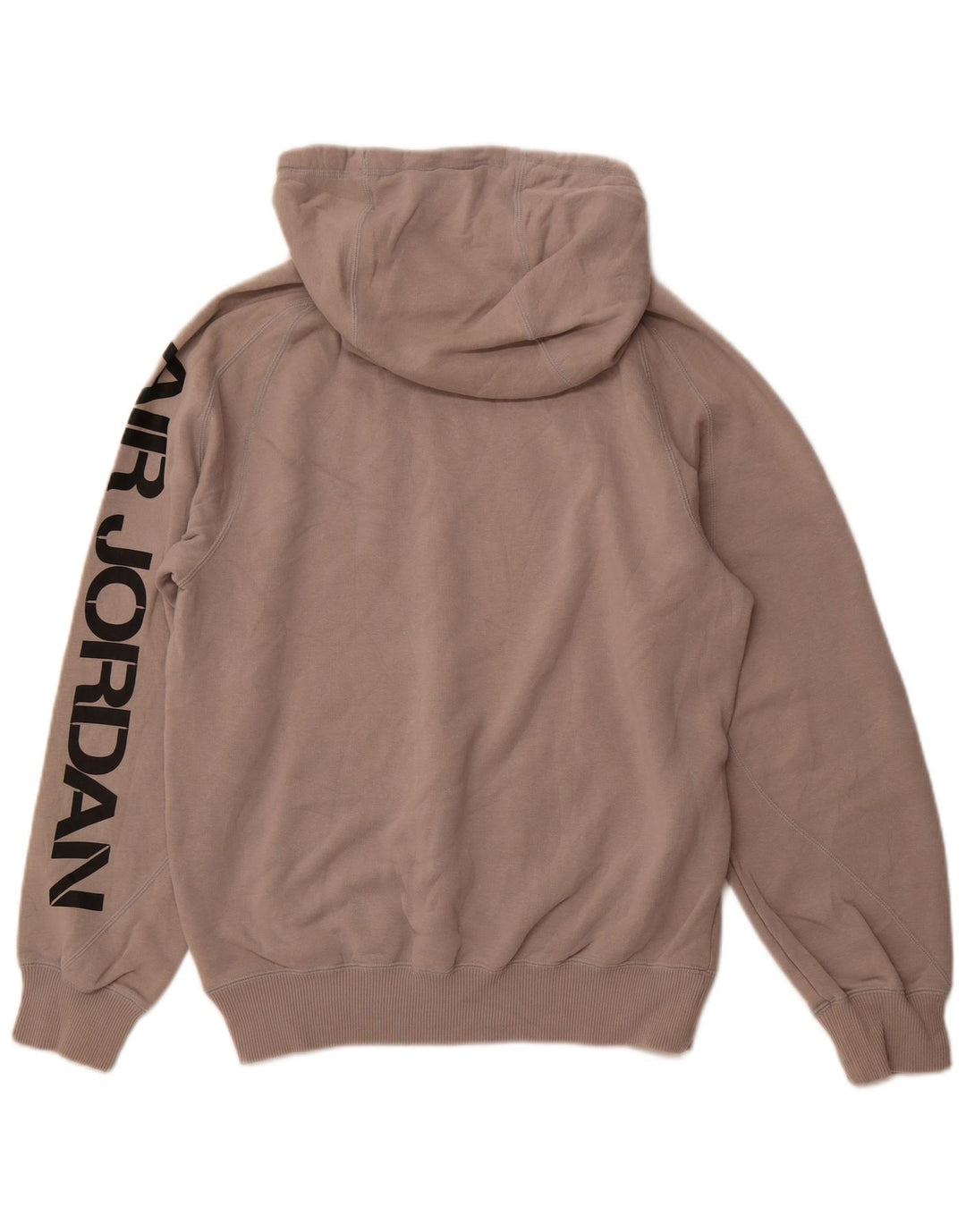 JORDAN Suéter masculino com capuz gráfico pequeno algodão cinza