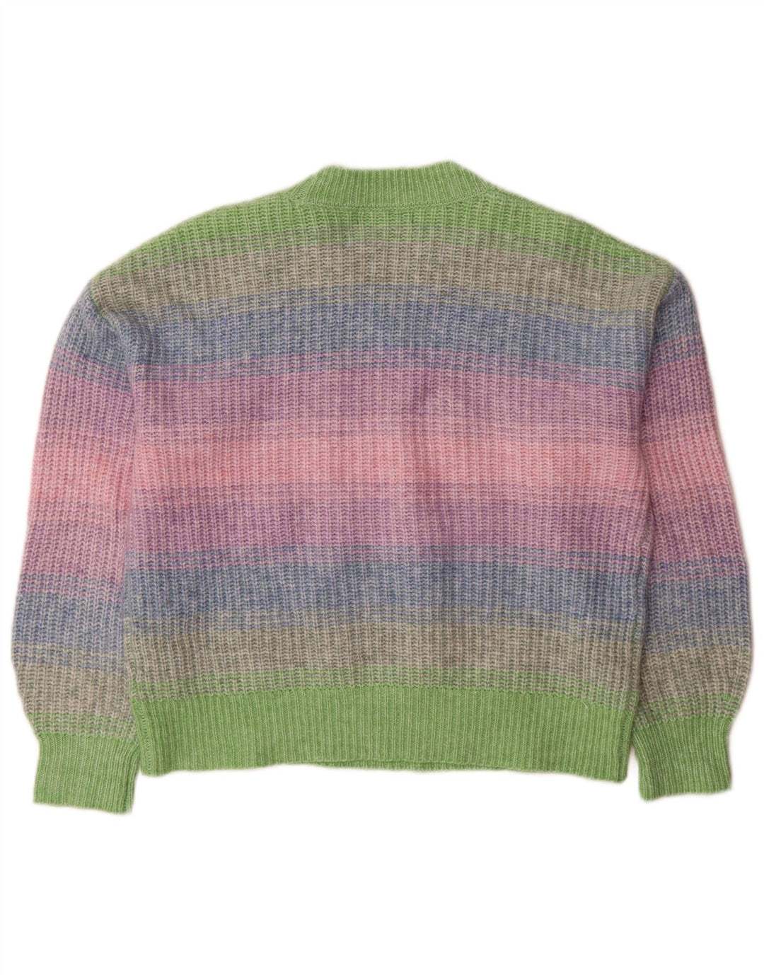Suéter feminino Marks & Spencer com gola redonda Reino Unido 14 médio multicolorido
