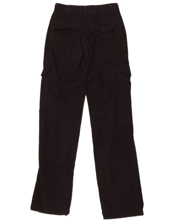 Calça cargo reta feminina Zara EU 32 2XS W22 L32 preta