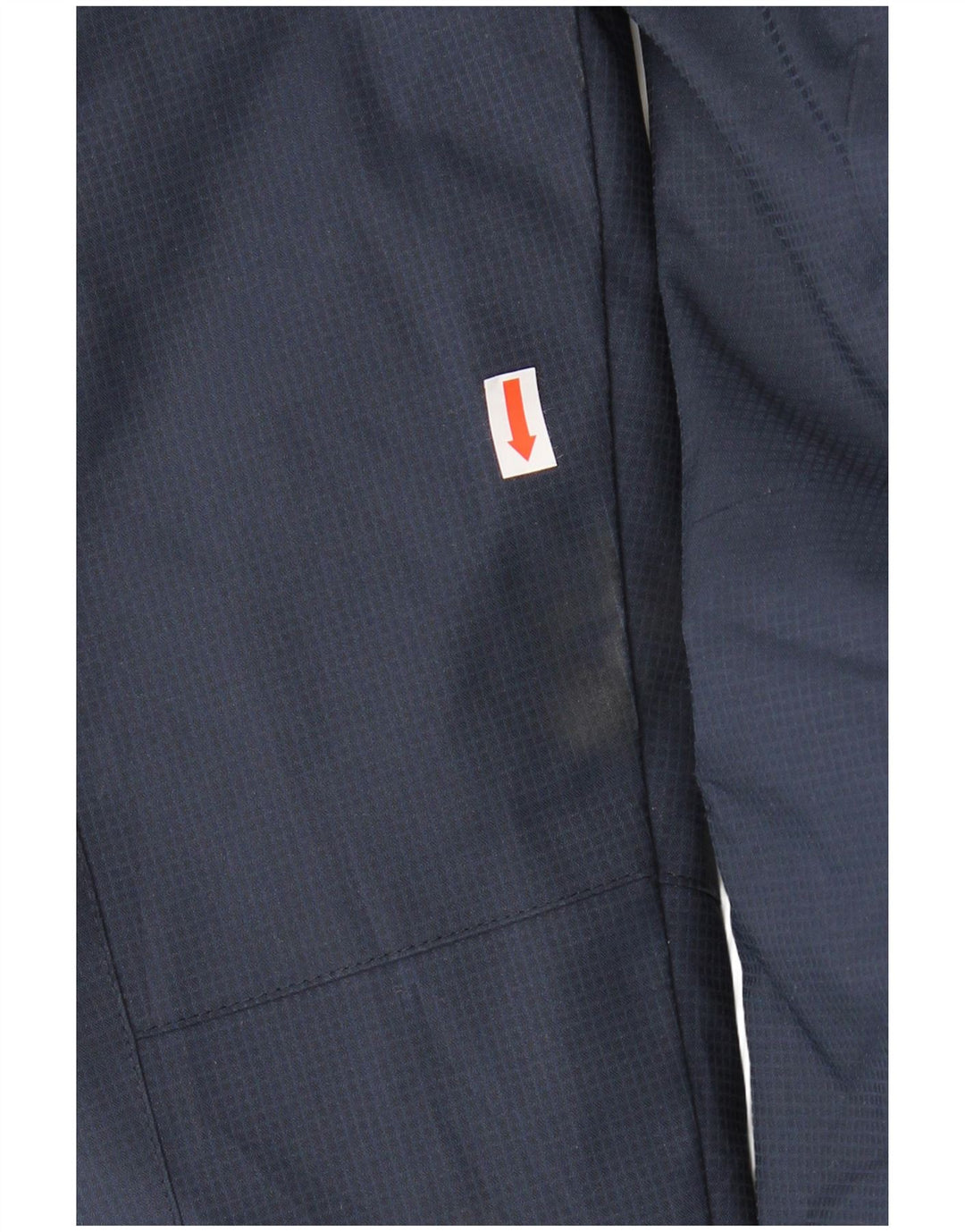Jaqueta corta-vento masculina Izod UK 40 grande poliéster xadrez azul marinho