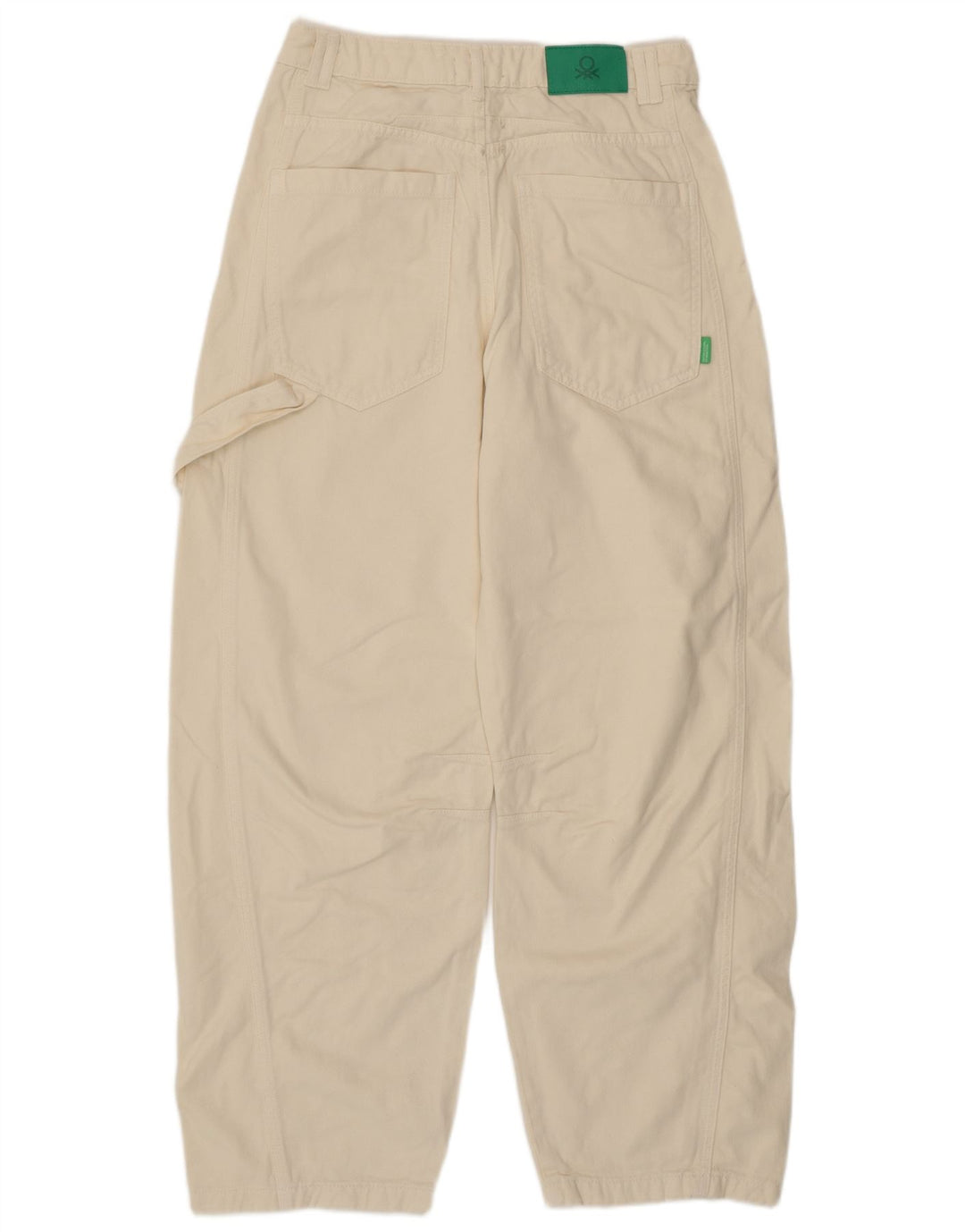 Benetton Calça Jeans Feminina W30 L29 Off White