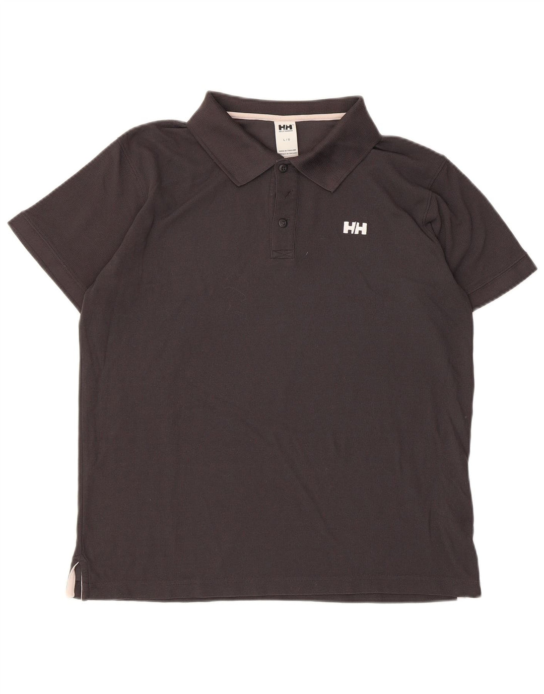 Camisa polo masculina Helly Hansen grande cinza poliamida