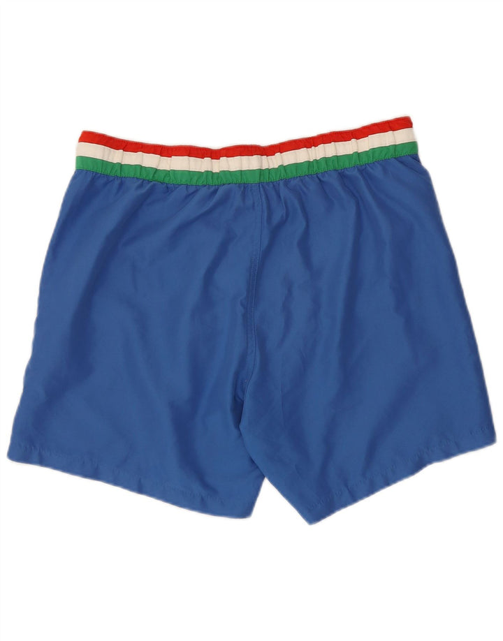 Shorts de natação masculino Fila grande azul colorblock poliéster