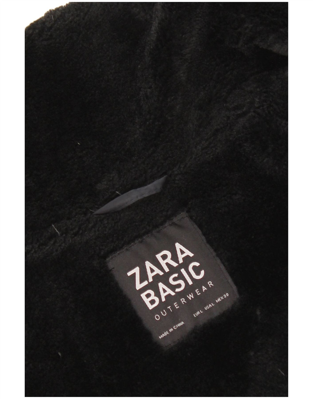 Jaqueta acolchoada feminina Zara Reino Unido 14 grande azul marinho