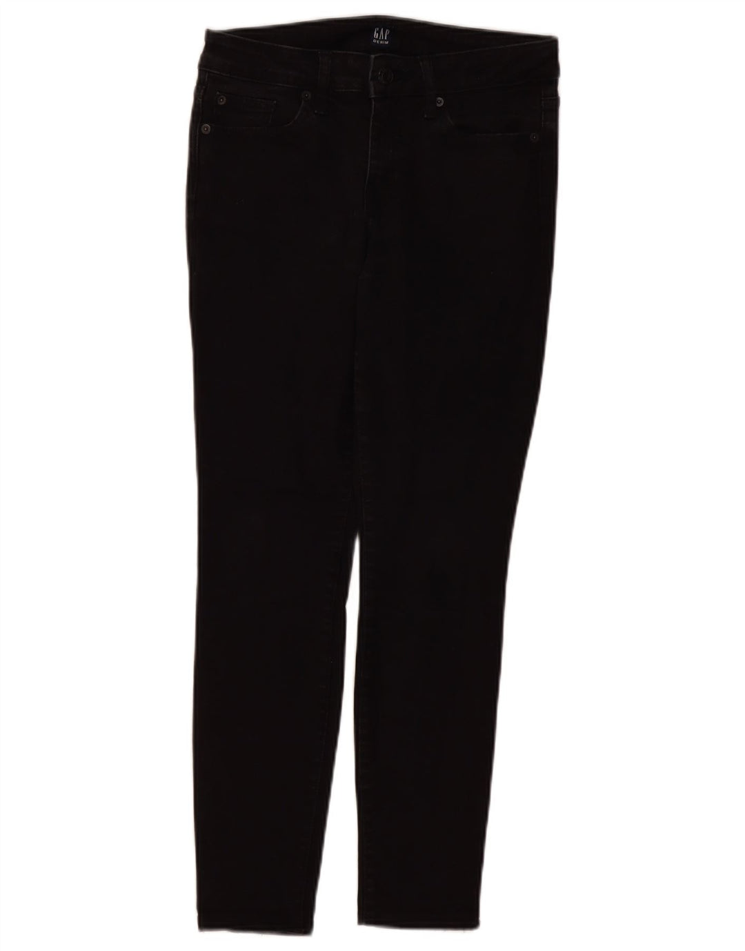 Calça jeans skinny feminina GAP W27 L27 algodão preto