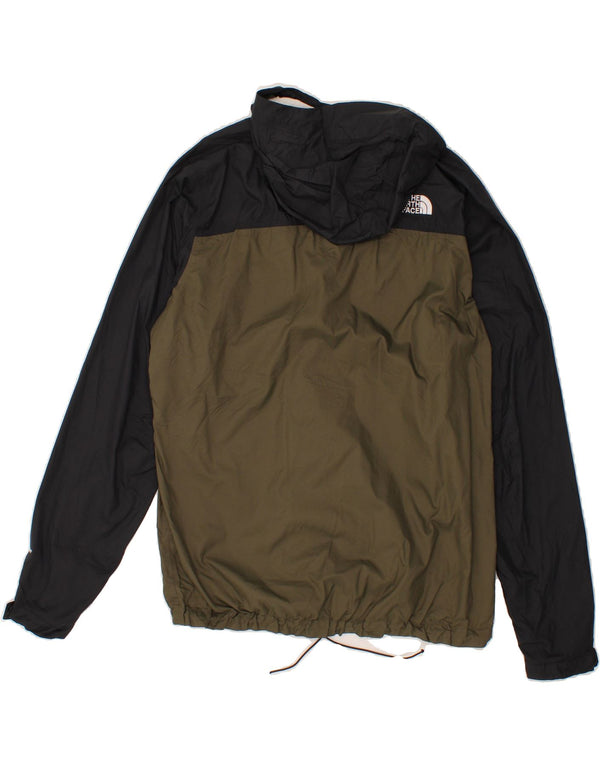 Jaqueta de chuva masculina com capuz THE NORTH FACE UK 38 Medium Khaki Colourblock