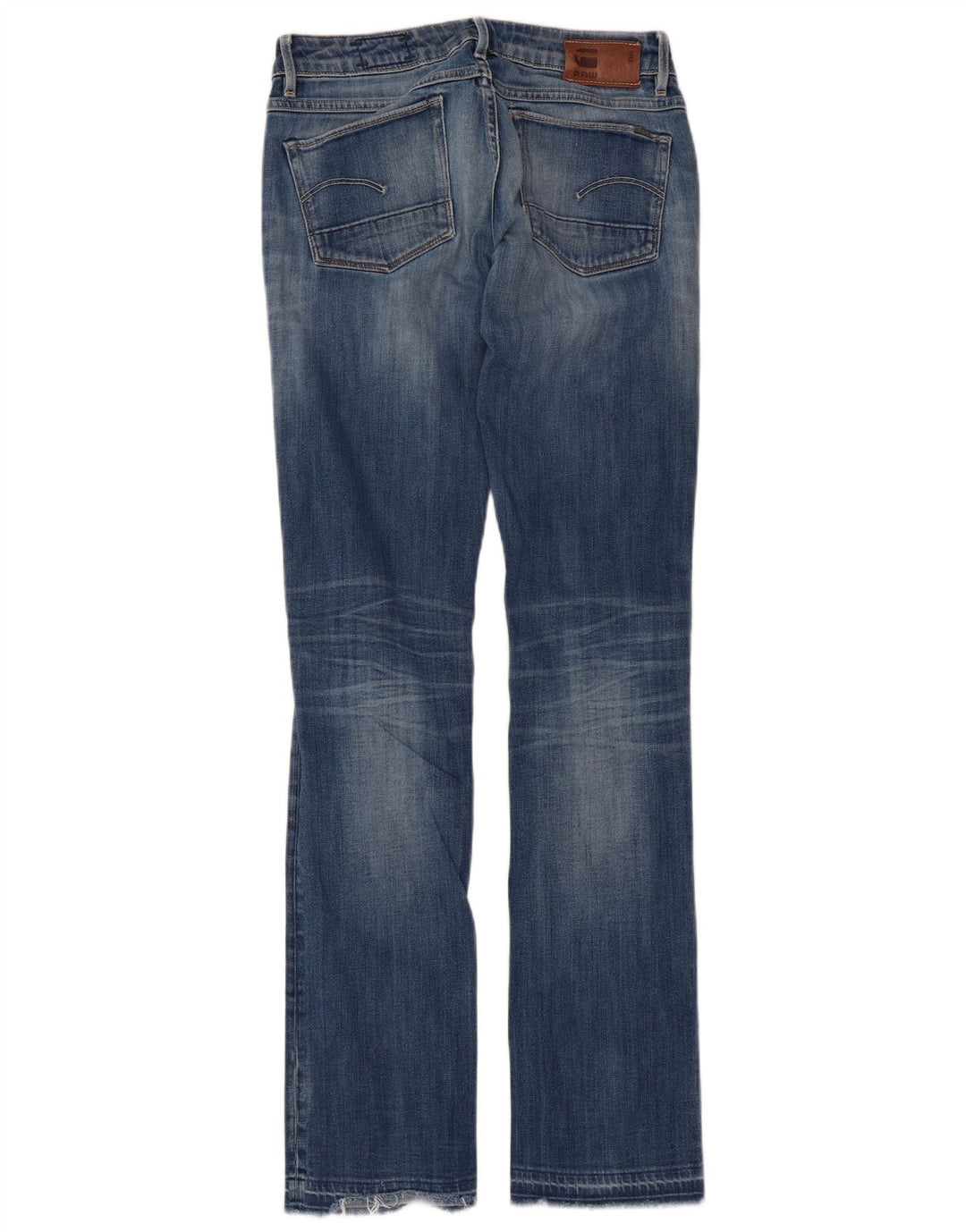 Calça jeans feminina G-Star 3301 Slim Bootcut W28 L33 azul