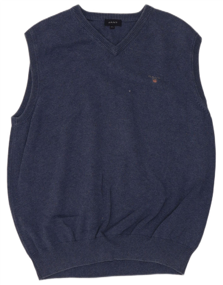 Gant Mens Colete Regata 2XL Algodão Azul Marinho