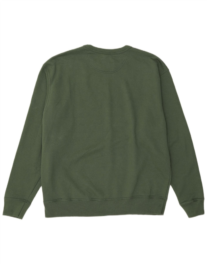 Campeão Mens Moletom Jumper XL Algodão Verde