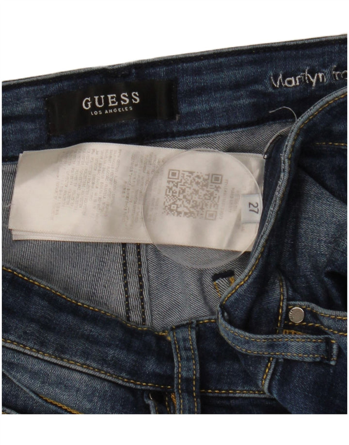 Calça jeans feminina Marilyn Skinny GUESS W27 L28 azul algodão