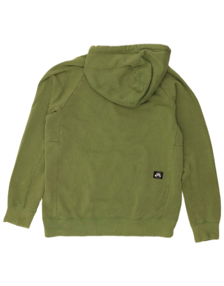Jumper com capuz gráfico masculino Nike médio verde algodão