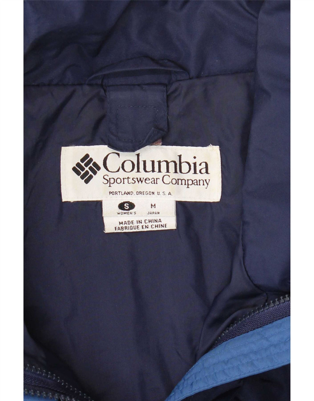Jaqueta de esqui grande Columbia feminina Reino Unido 10 pequeno bloco colorido azul marinho