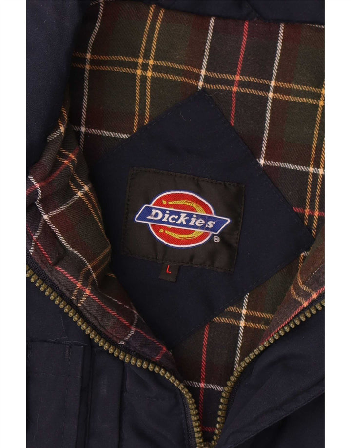 Colete utilitário masculino Dickies UK 40 grande poliéster azul marinho