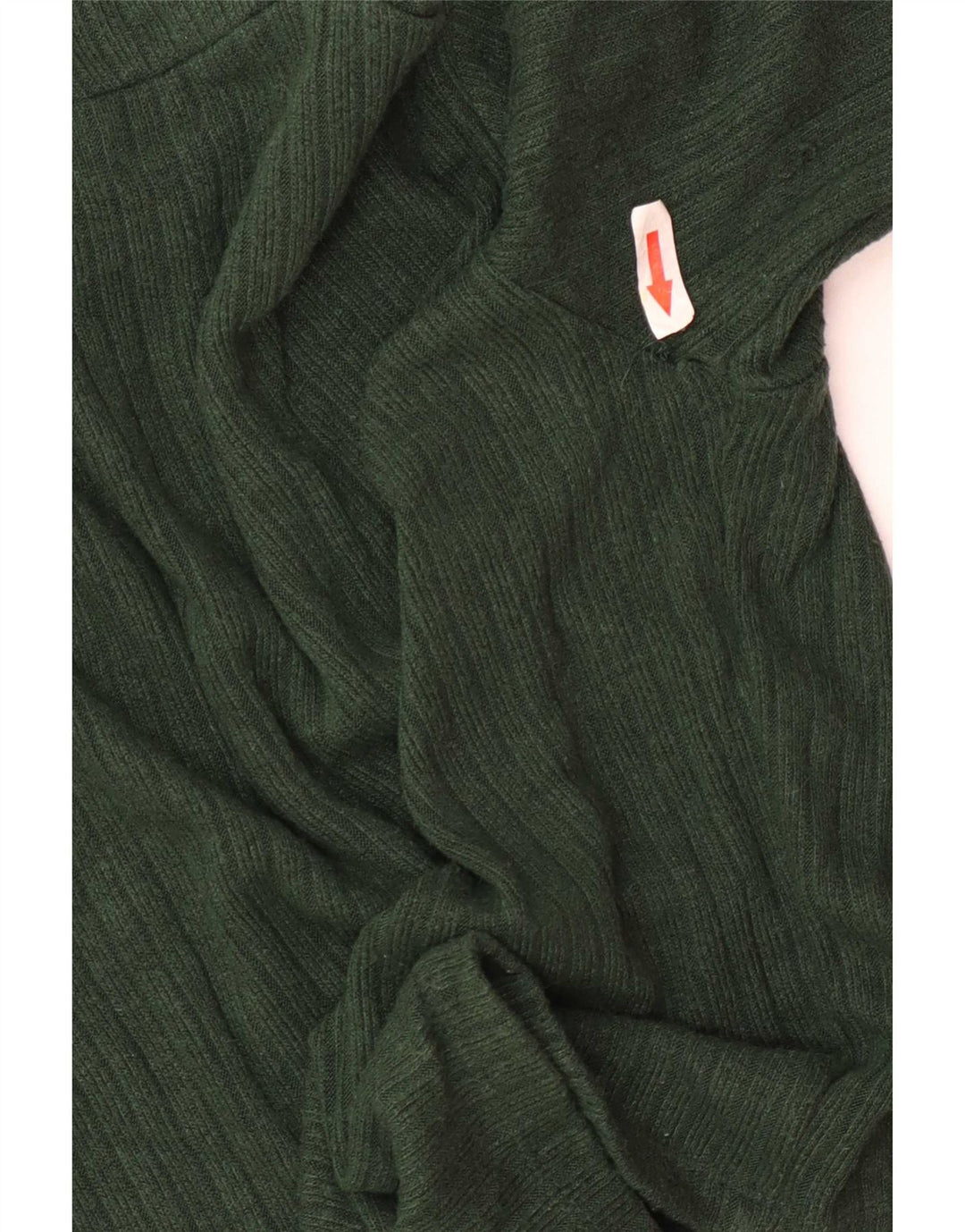 Blusa feminina Zara Top UK 8 pequena viscose verde