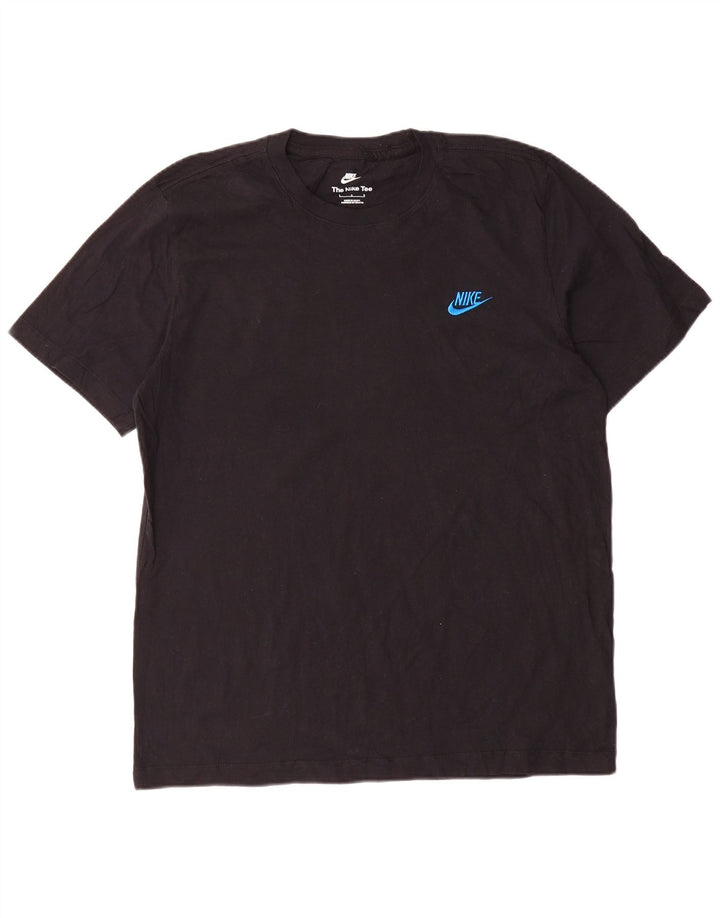Camiseta masculina Nike grande algodão preto