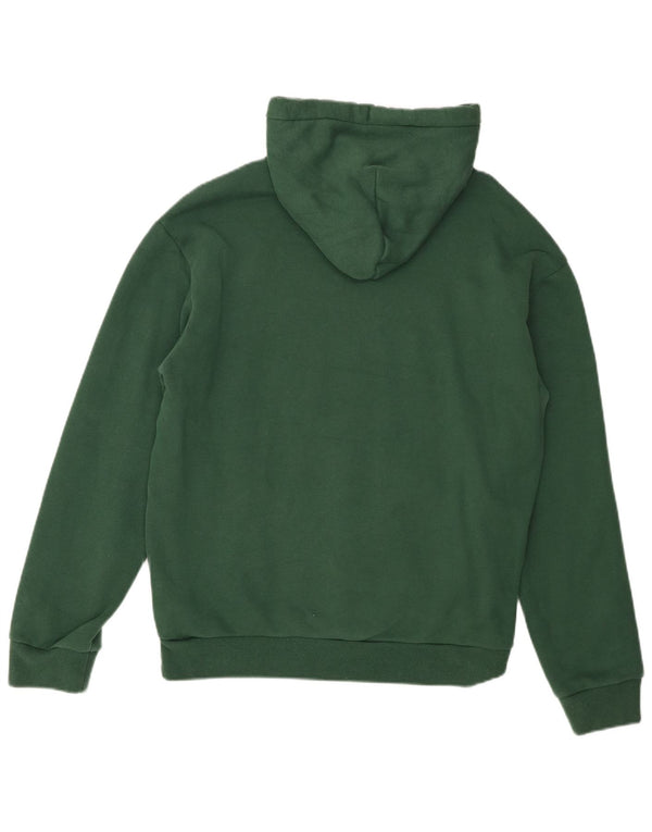 Hollister Mens Hoodie Jumper Médio Algodão Verde