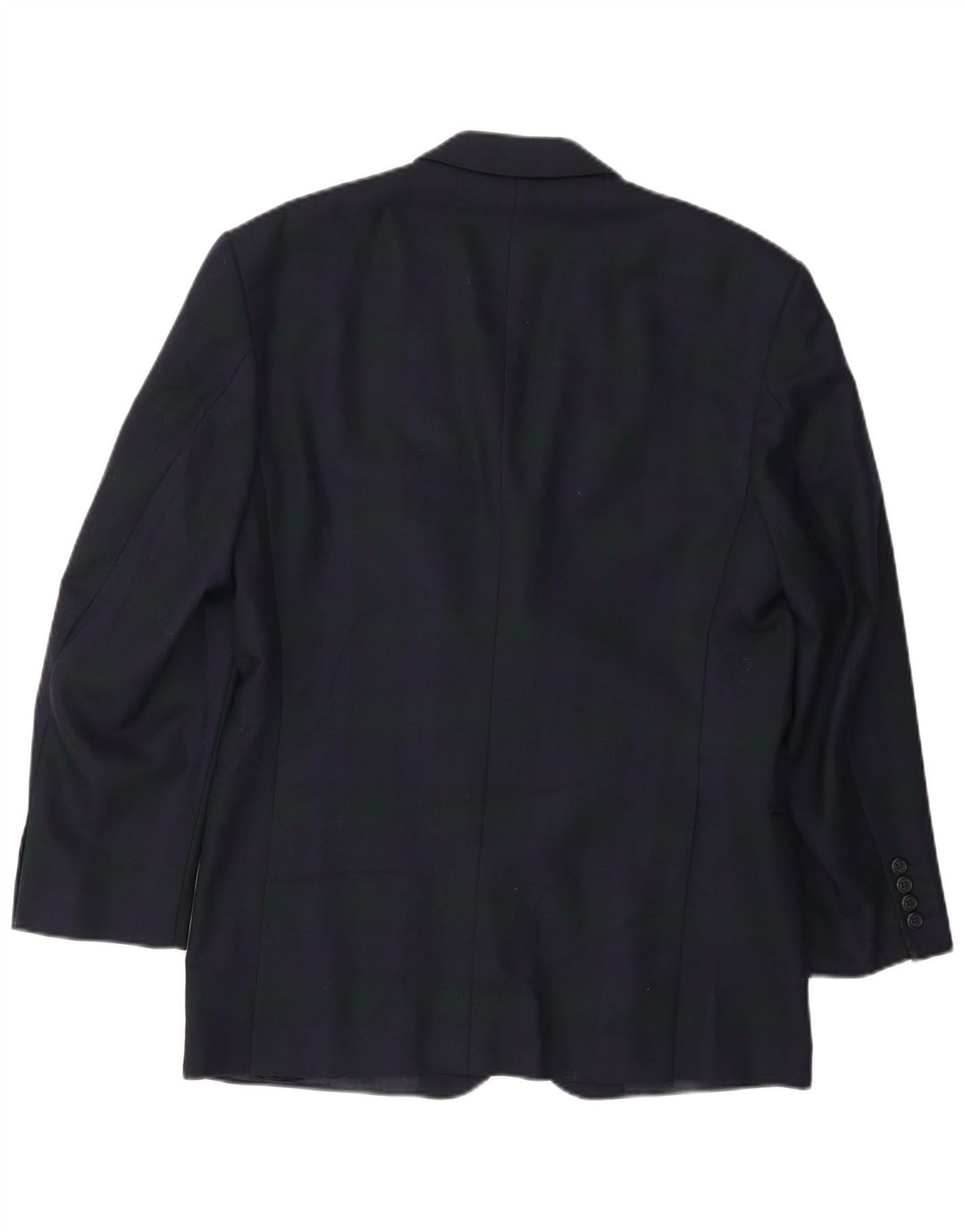 Jaqueta Blazer Masculina Pierre Cardin com 3 Botões Reino Unido 38 Médio Azul Marinho Xadrez