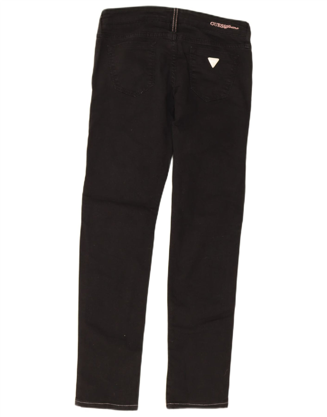 Jeans slim feminino GUESS W26 L28 algodão preto