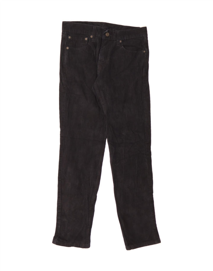 LEVI'S Womens Slim Corduroy Trousers W30 L32 Black Cotton Vintage Levi's and Second-Hand Levi's from Messina Hembry 