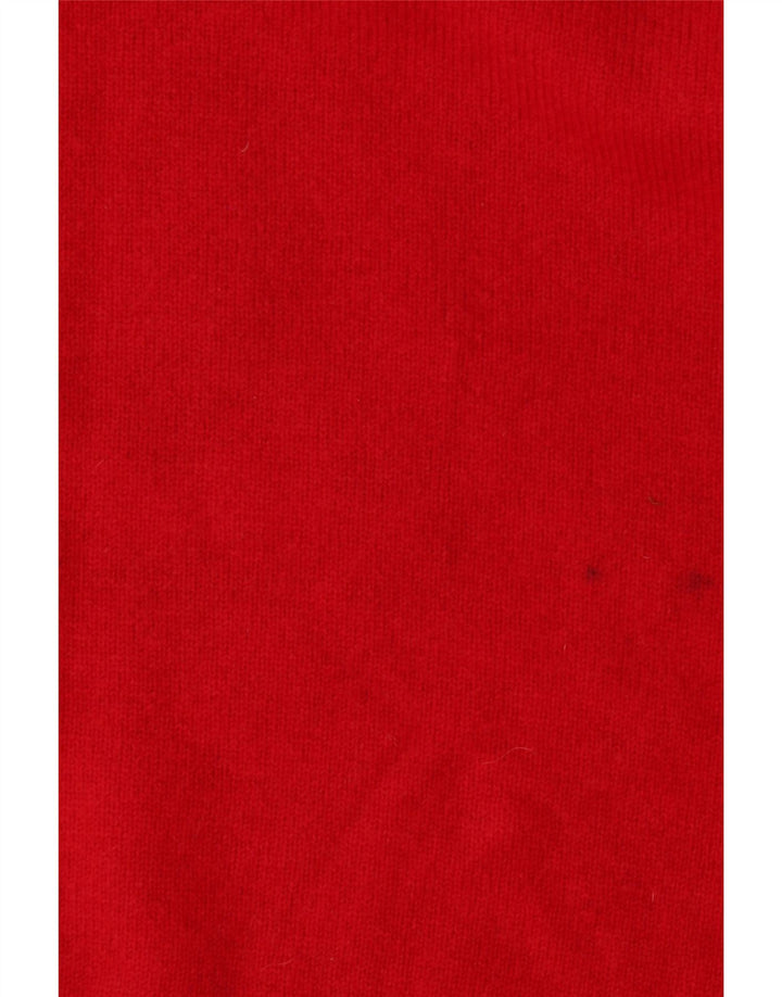 Suéter masculino Pringle com gola redonda e gola redonda XL vermelho lã nova