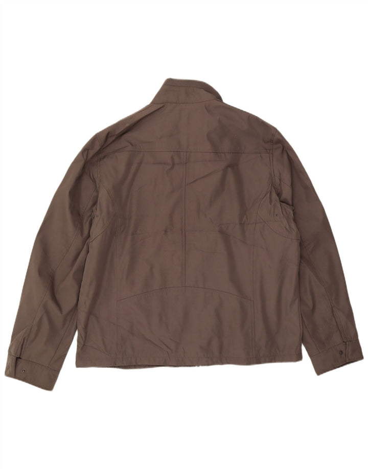 Jaqueta bomber masculina CALVIN KLEIN Reino Unido 42 XL poliéster cinza