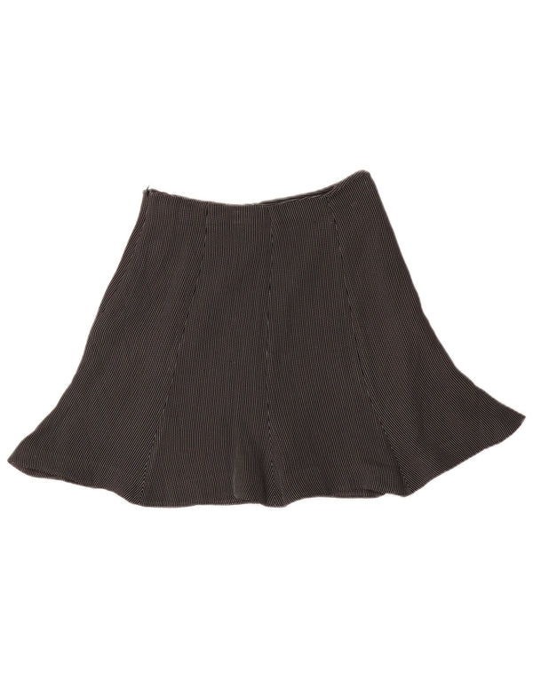 Saia trompete feminina Emporio Armani IT 40 pequena W24 preta xadrez clássica