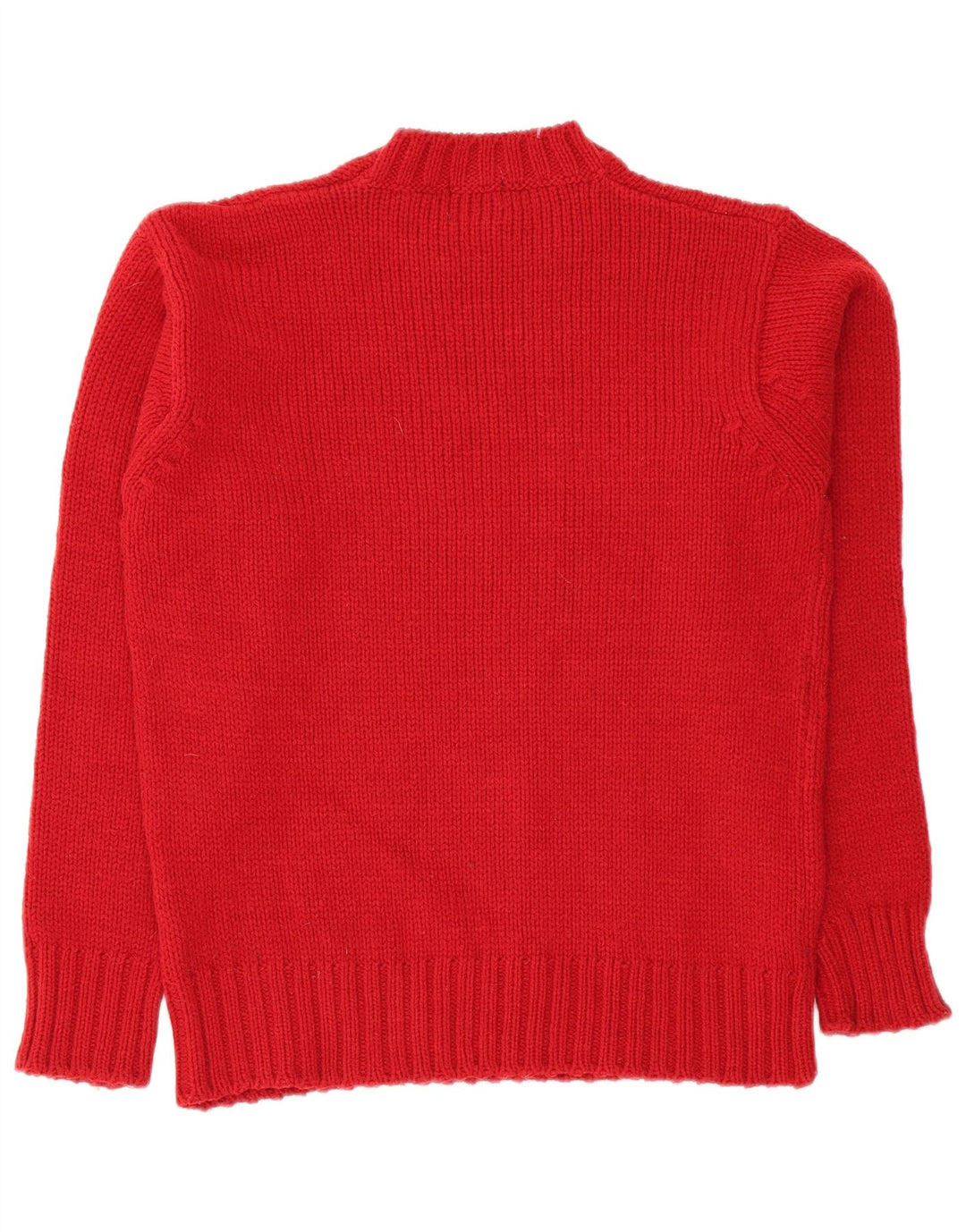 Suéter masculino Energie com gola tartaruga e acrílico vermelho pequeno