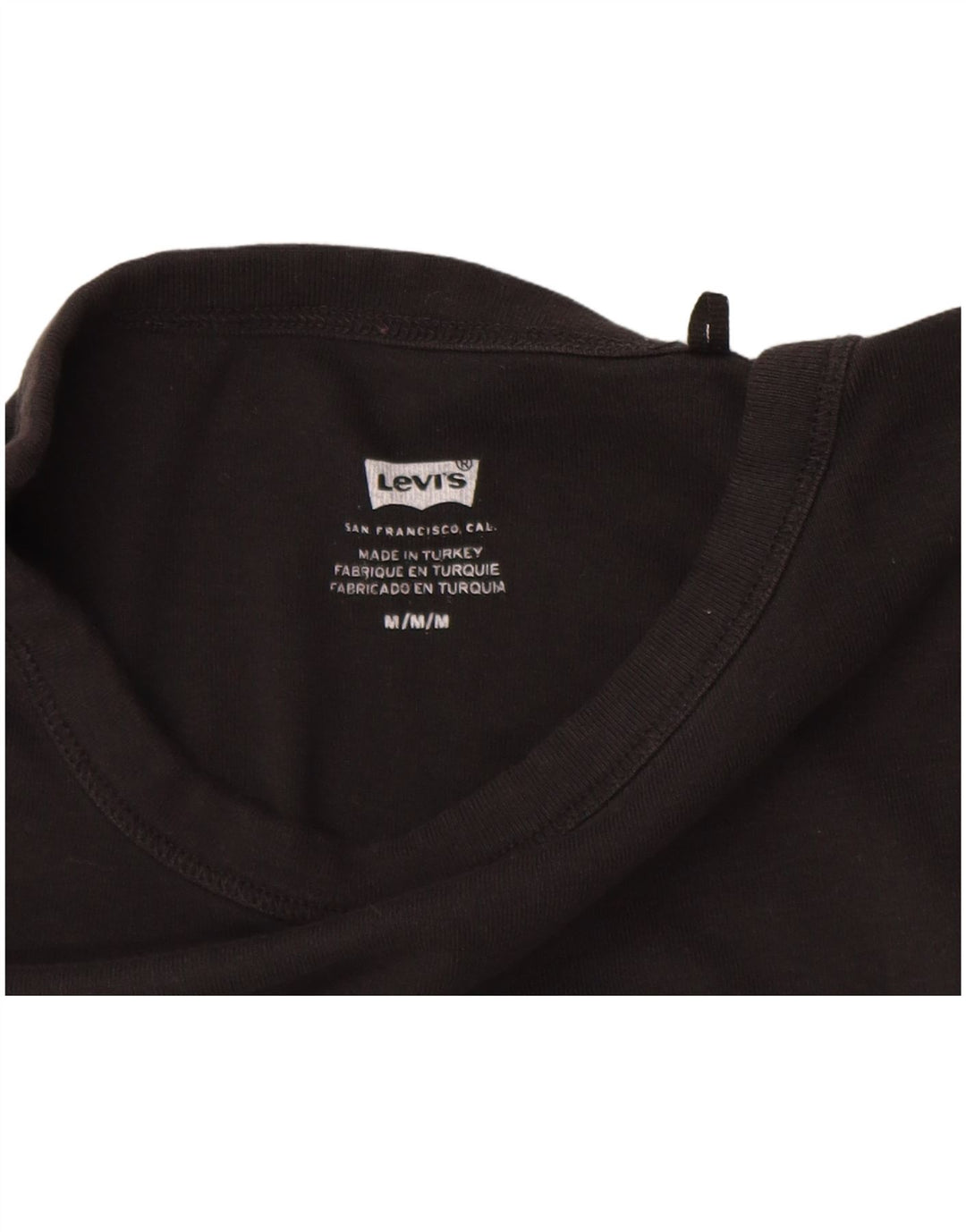 Camiseta feminina gráfica Levi's UK 12 médio preto