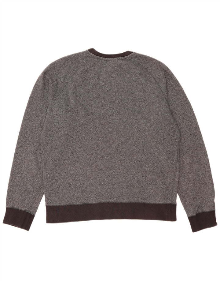 Nike Mens Moletom Jumper Médio Algodão Cinza