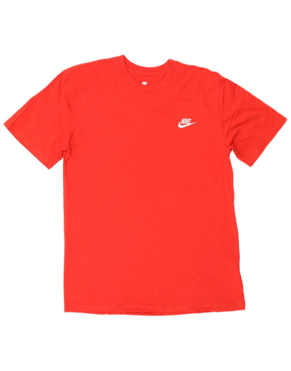 Puma Mens Athletic Cut T-Shirt Top Médio Algodão Vermelho Esportes