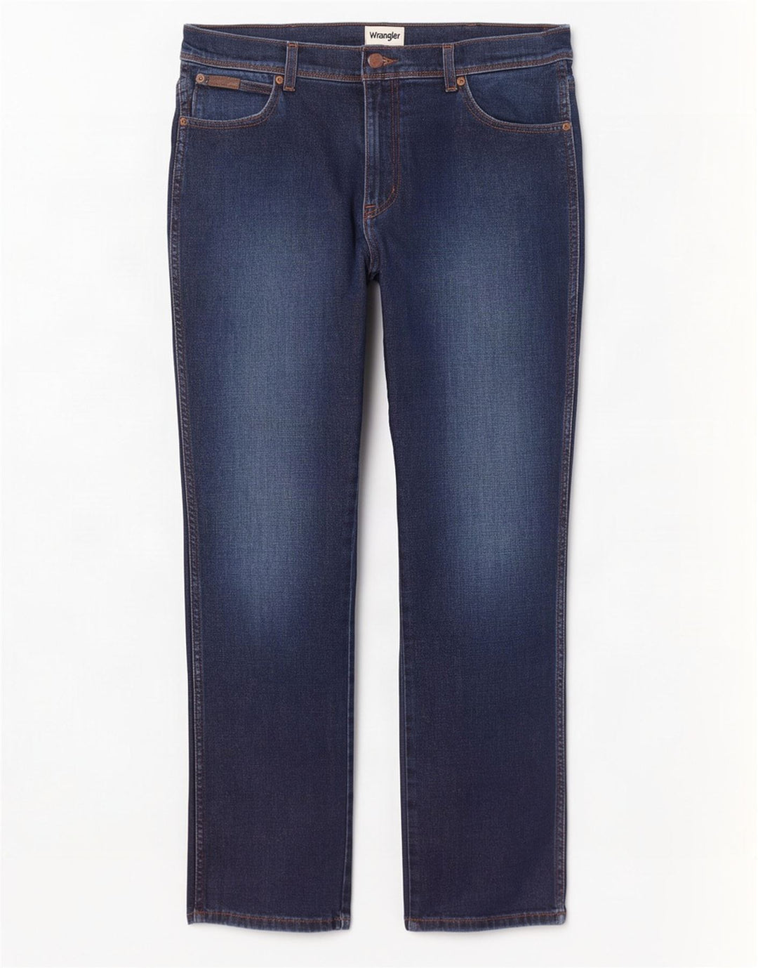 Wrangler Masculino Texas Slim Jeans W34 L32 Azul Algodão