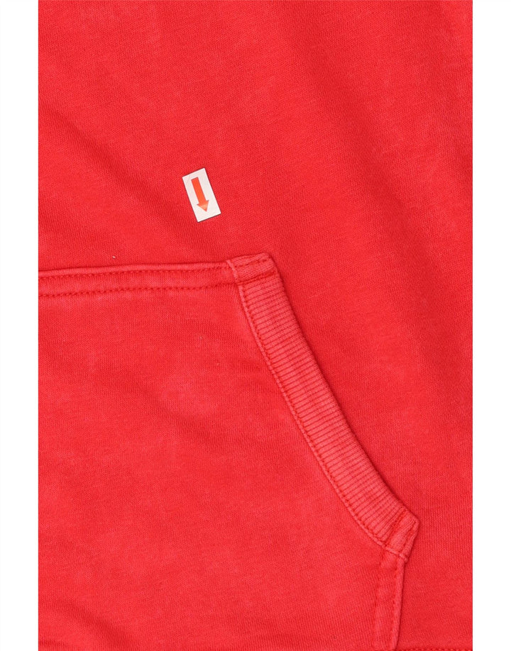 Suéter com capuz gráfico LEVI'S Boys 13-14 anos algodão vermelho